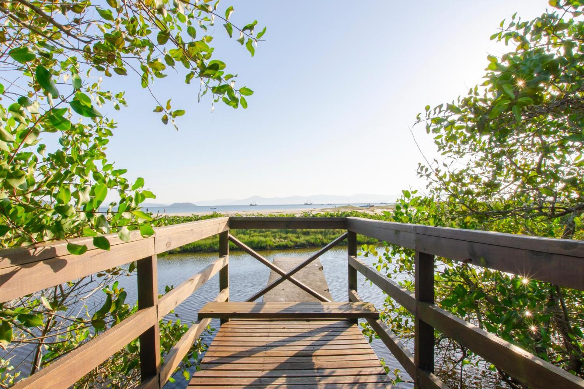 Apto Pe Na Areia Em Condominio Com Piscina N1298 Florianópolis Exteriör bild